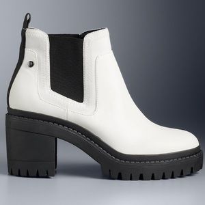 Simply Vera Vera Wang | Block Heel Chelsea Boots